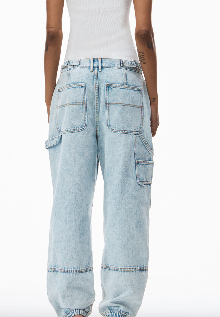 ALEXANDER WANG - double front carpenter pant in denim