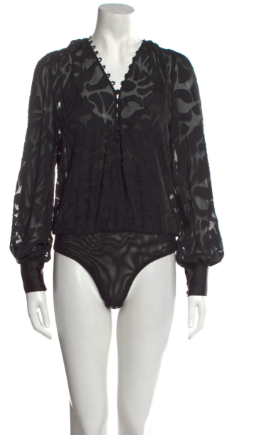 NIGHTNIGHT JONATHAN SIMKAI black bodysuit