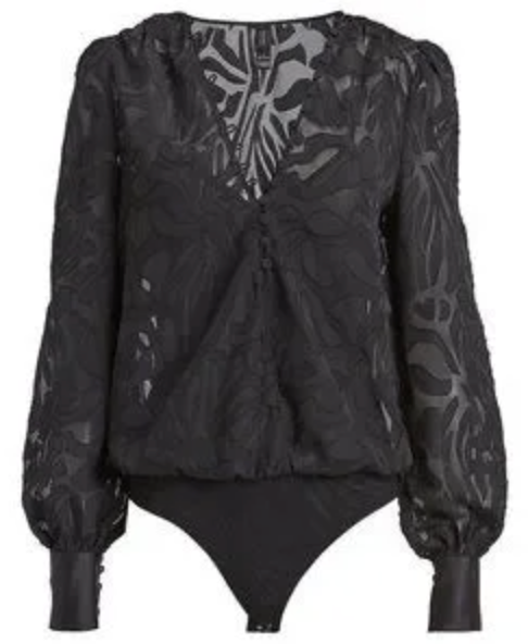 NIGHTNIGHT JONATHAN SIMKAI black bodysuit
