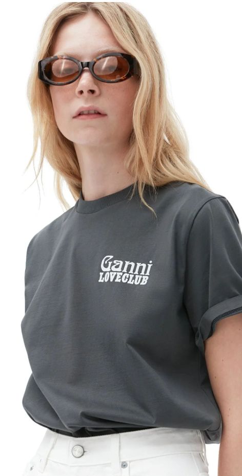GANNI relaxed loveclub t-shirt
