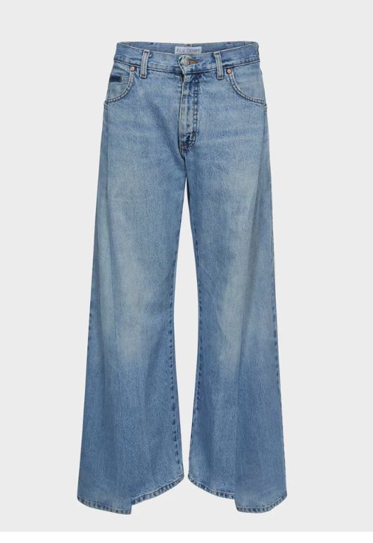 E.L.V. Denim Freya Jean in Two-Tone Light Wash