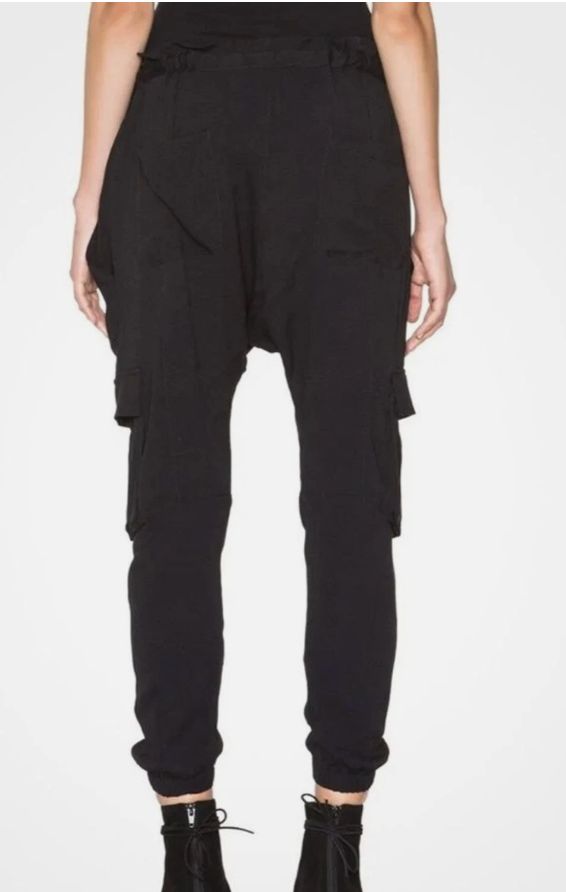 Ulla Johnson Army Pant Crepe Drop Rise Cargo Linen blend