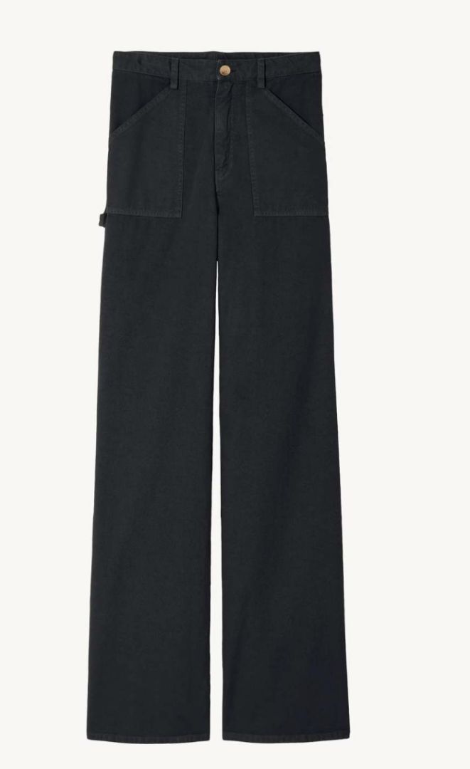 NILI LOTAN QUENTIN PANT CARBON