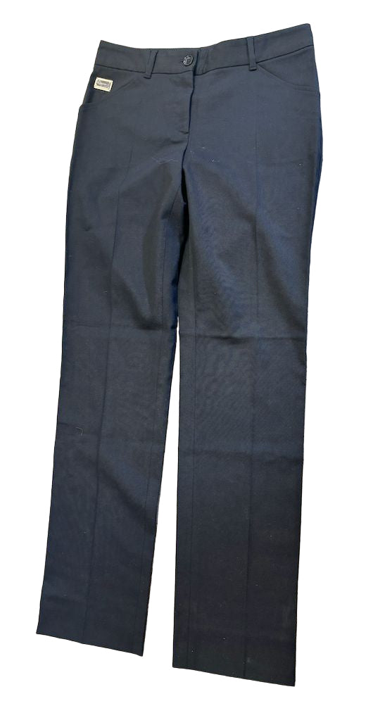 DOLCE & GABBANA black trousers with logo pocket