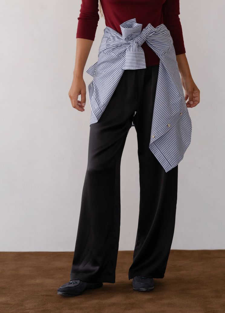 DONNI black straight sweatpants