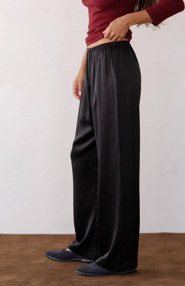 DONNI black straight sweatpants