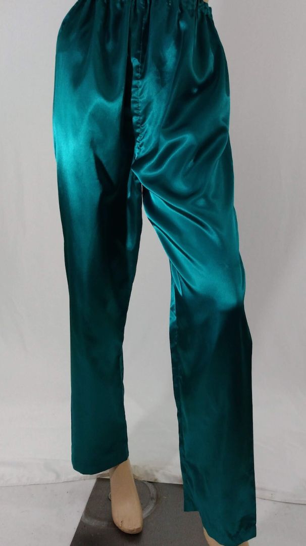 NAMESAKE dark green silk pants