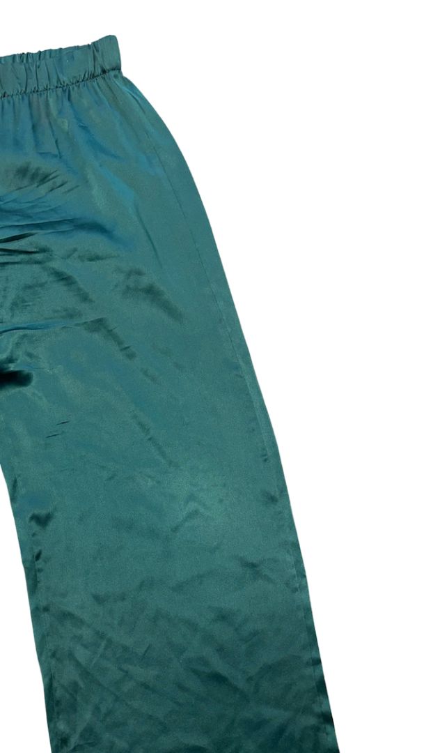 NAMESAKE dark green silk pants