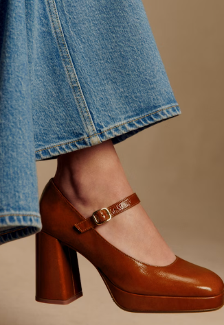 SEZANE georgia mary Jane pumps