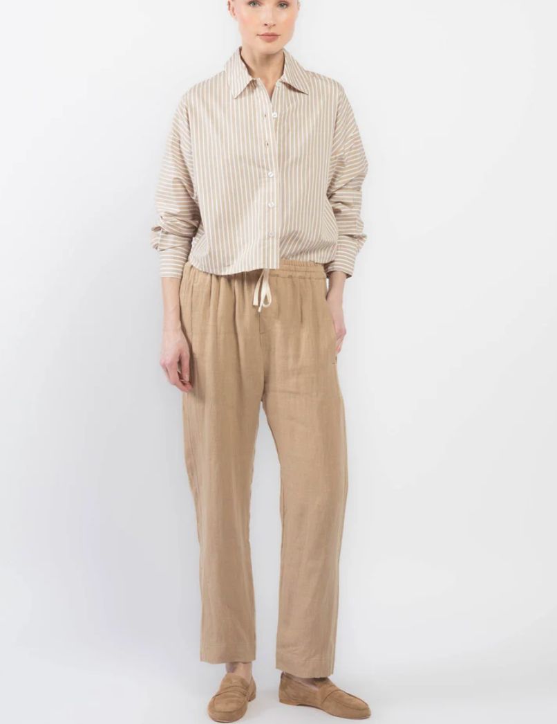 PHARAOH KHAKI Andy Pant in Paperweight Cotton