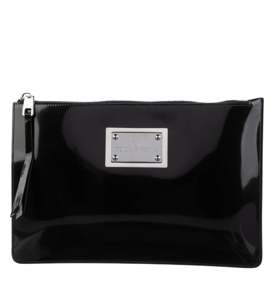 Dolce & Gabbana x Kim Kardashian Patent Leather Clutch