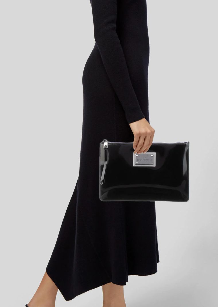 Dolce & Gabbana x Kim Kardashian Patent Leather Clutch