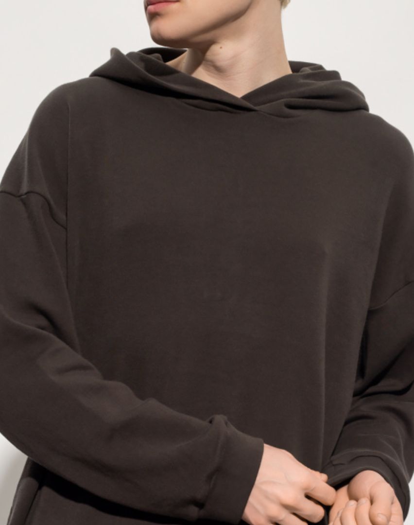 The Row Chocolate Brown Hooded Sweatshirt
