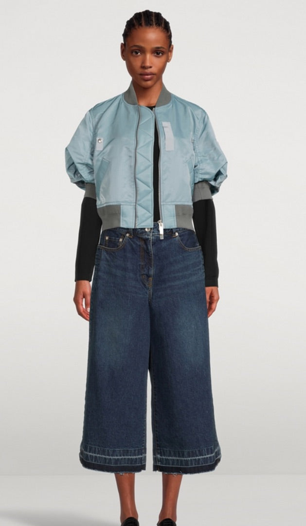 SACAI Nylon twill blouson jacket