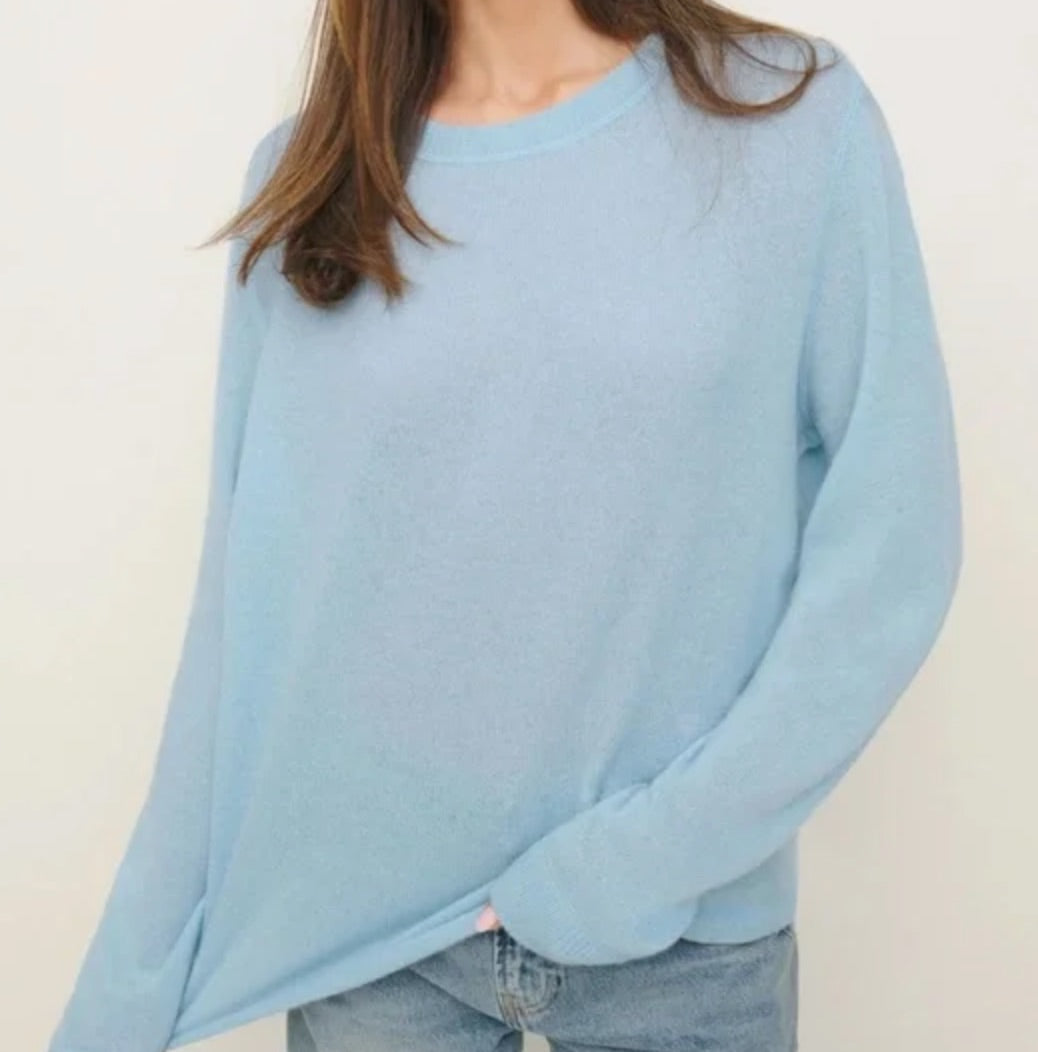 REFORMATION light blue cashmere long sleeve