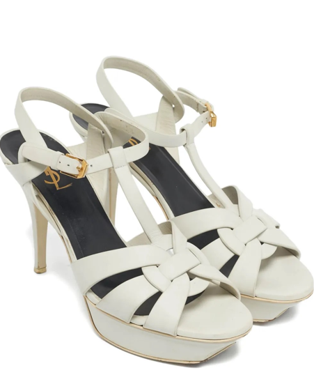 SAINT LAURENT Tribute Leather Heels