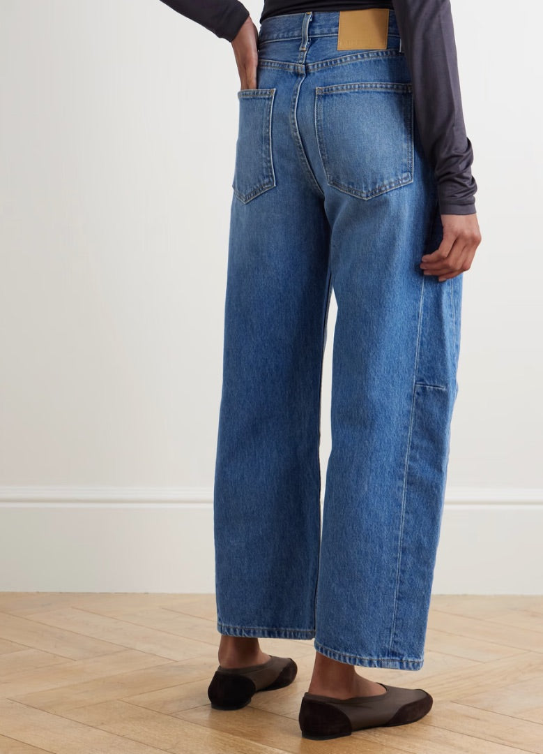 B SIDES barrell jeans, medium blue wash