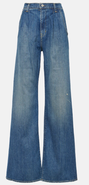 NILI LOTAN blue classic wash Flora jean, wide leg