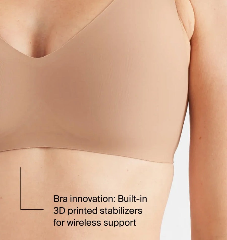 KNIX  revolution v neck bra warm sand