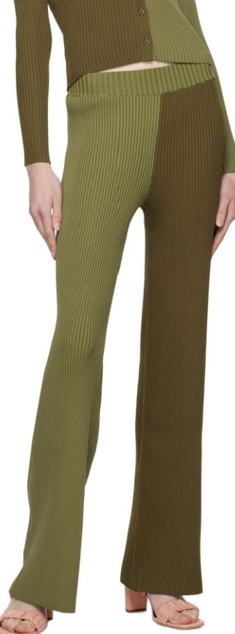 Staud Green Nash Lounge Pants