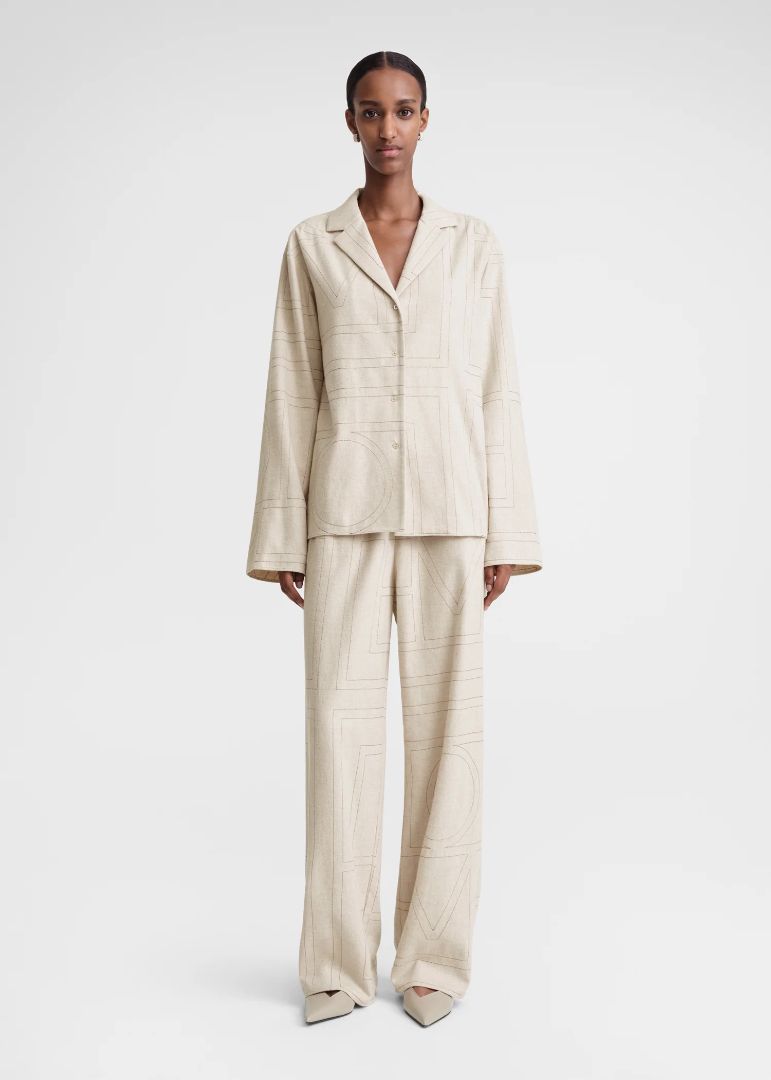 TOTEME -  MONOGRAM TOP & BOTTOMS