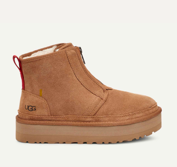 UGG Women's Neumel Platform Zip Suede