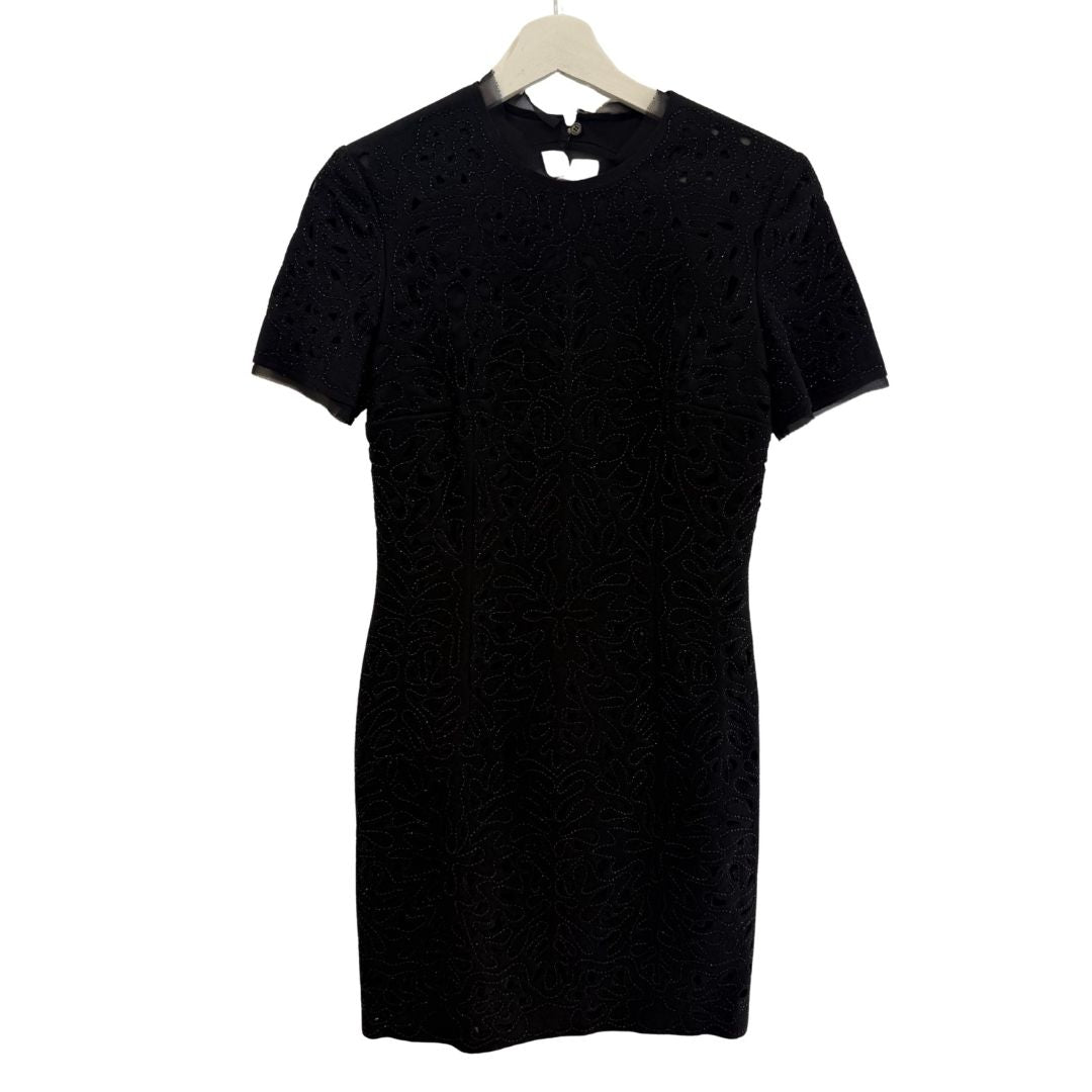 Pucci - Embroidered cutout back dress