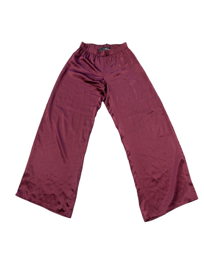 NAMESAKE maroon silk pants