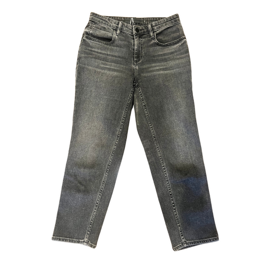 ALEXANDER WANG grey cropped denim