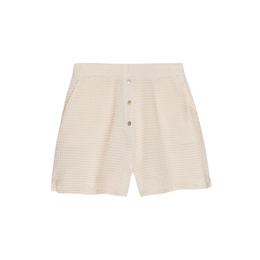 DONNI waffle henley shorts