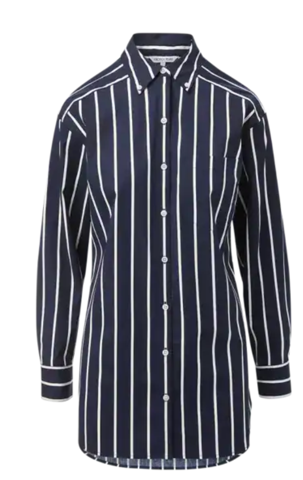 Veronica Beard  lloyd striped button-down shirt