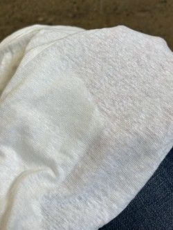 White NKD Linen Blend Pants, Small
