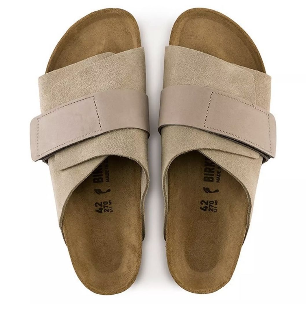 Birkenstock Kyoto Suede Velcro Sandals