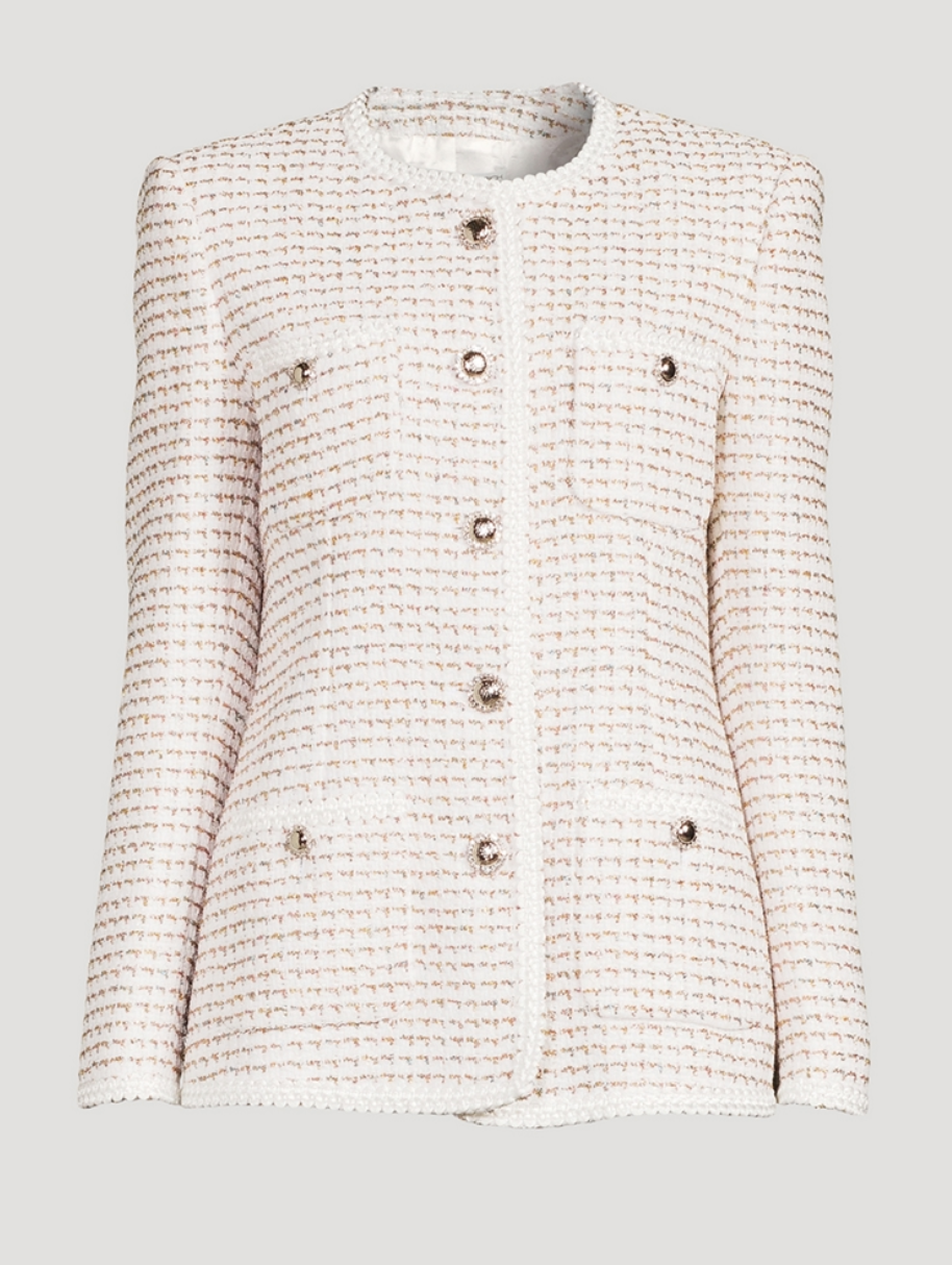 ALESSANDRA RICH Tweed Lurex Jacket