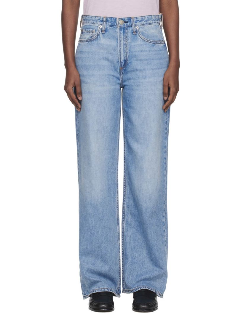 Rag & Bone Logan Mid Rise Wide Leg jean