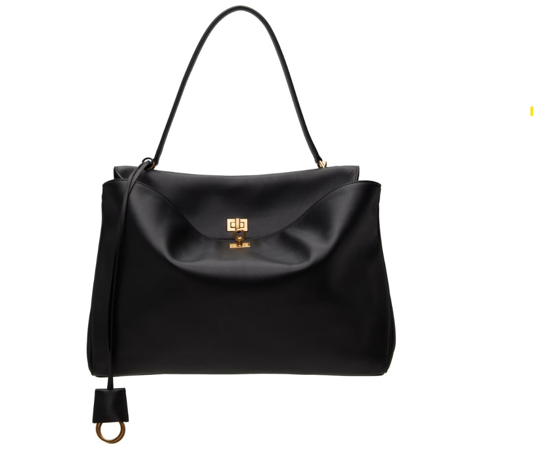 Balenciaga Black Rodeo Large Bag