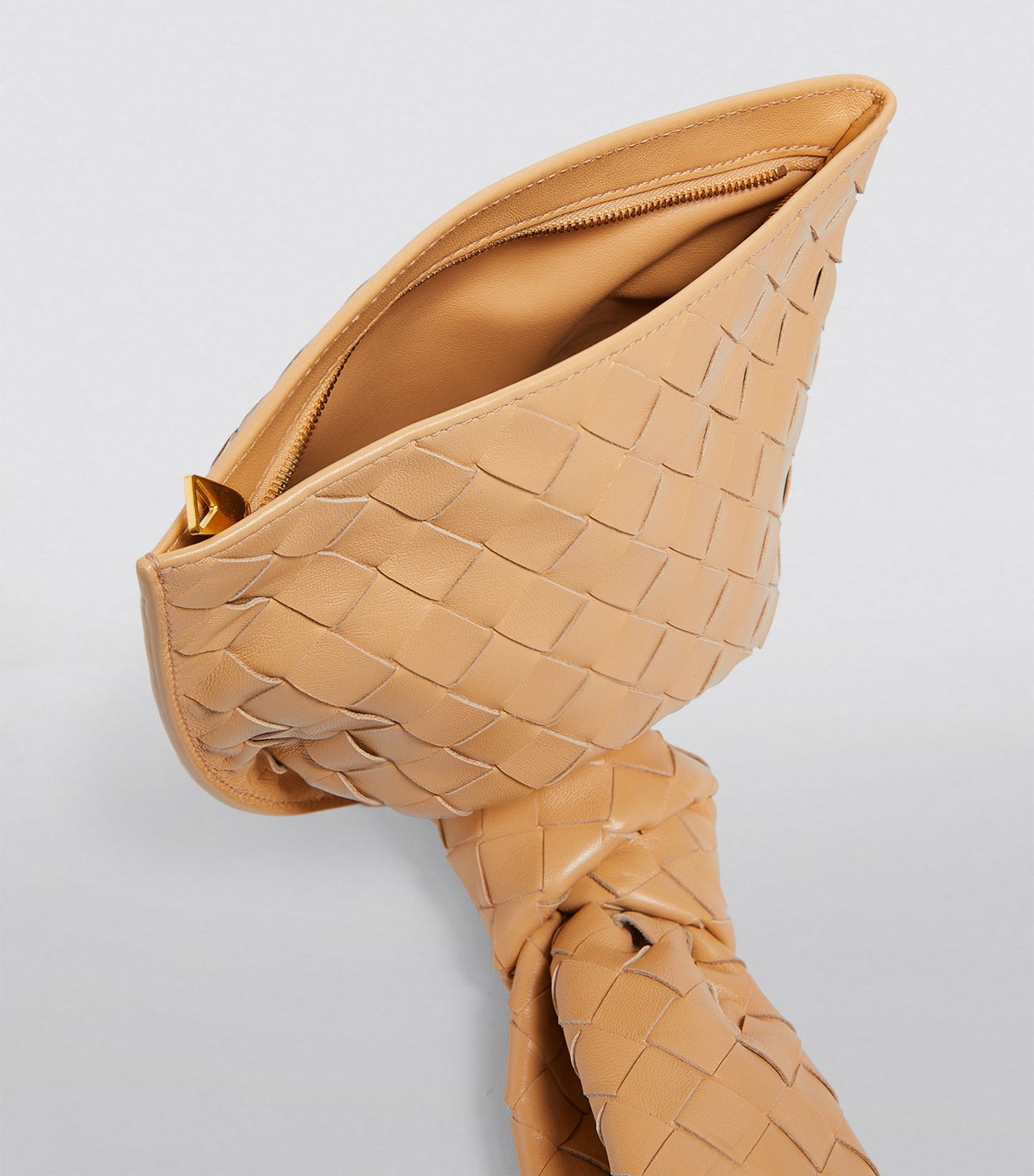 Bottega Veneta Mini Intrecciato Leather BV Twist Drop Bag