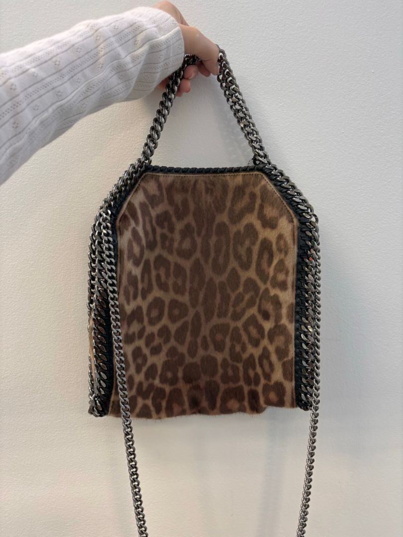 Stella McCartney Leopard Falabella Tote Bag
