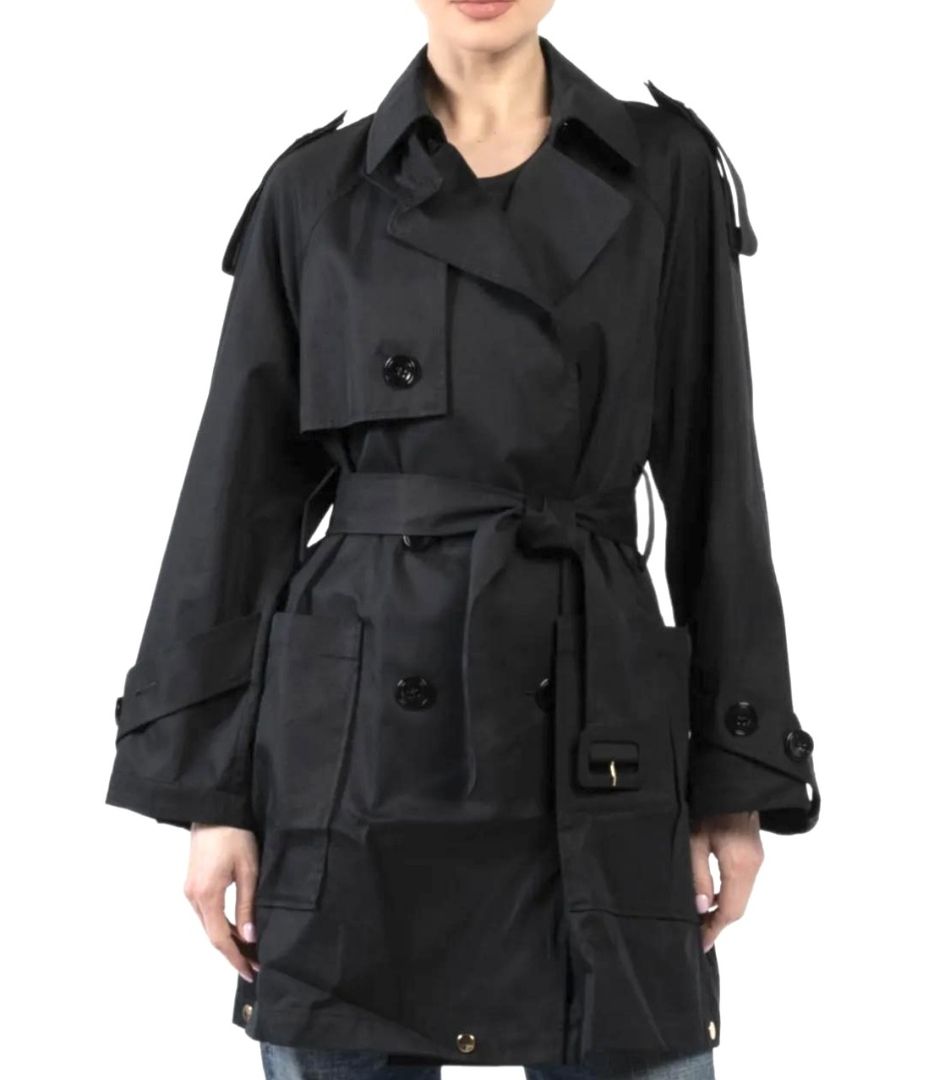 DOROTHEE SCHUMACHER Belted Midi Length Trench Coat