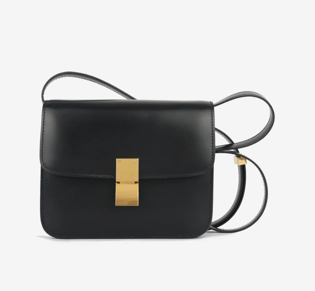 CELINE BLACK TEEN BOX BAG