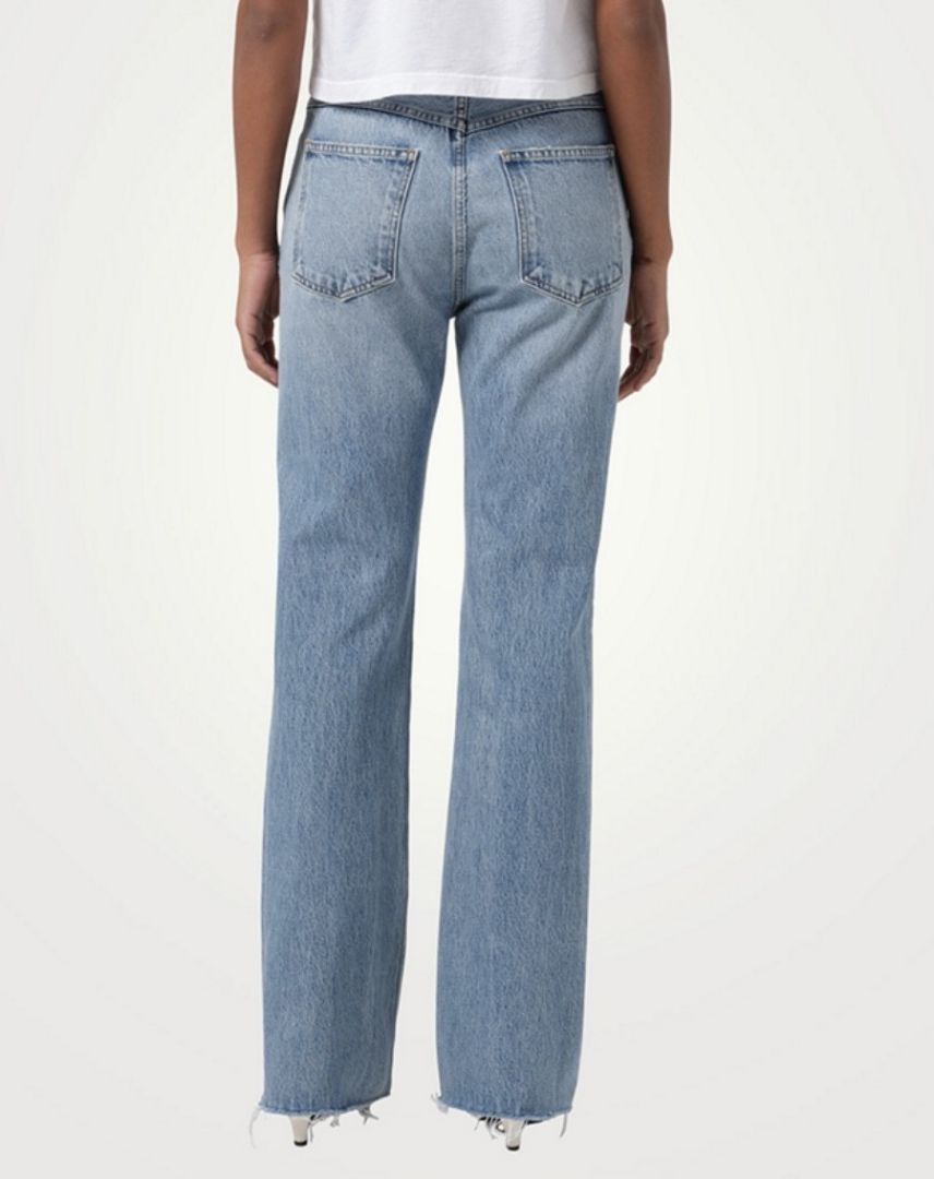 Agolde Leena Mid Rise Baby Flare Jeans NWT