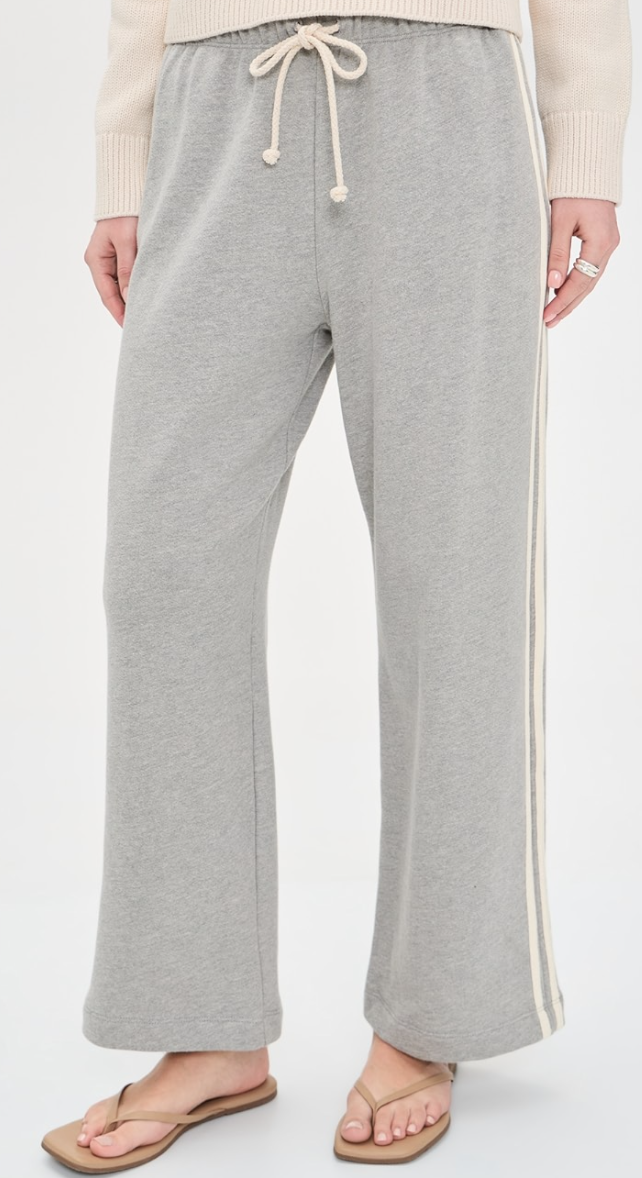 DONNI The Eco-Terry Stripe Pants  The Eco-Terry Stripe Pants