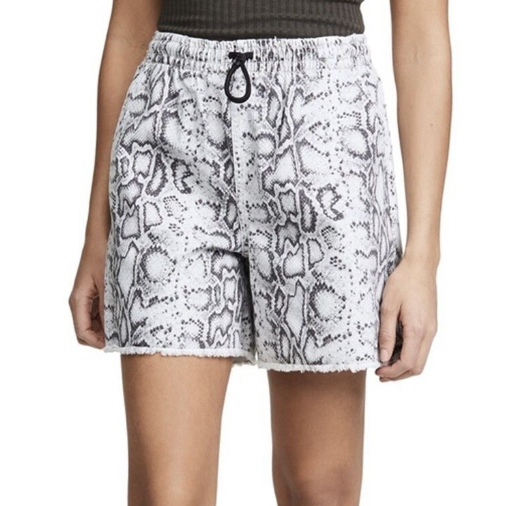 Alexander Wang Snake Print Denim Set