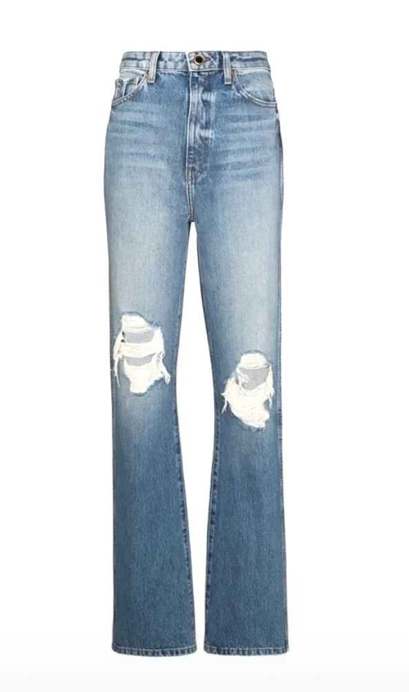 Khaite Danielle Distressed Jeans