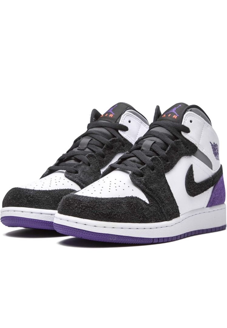 Nike Youth Purple Black Air Jordans