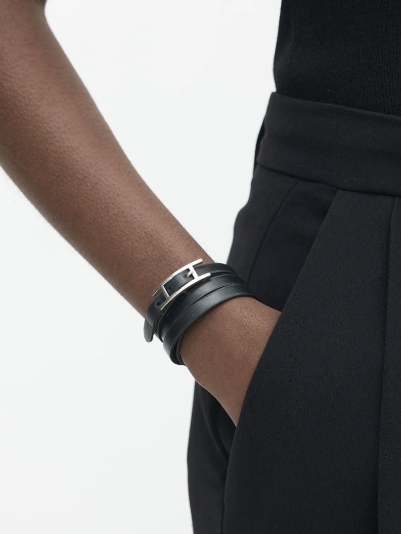 Hermes Behapi Leather Bracelet