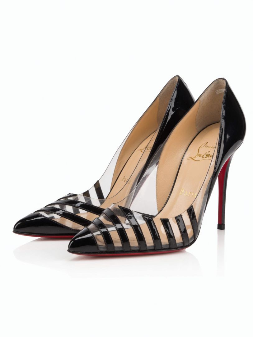 Christian Louboutin Patent Leather D'Orsay PVC Pumps