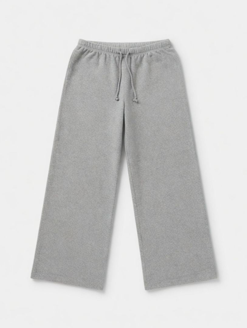 Xirena Grey Velour Wide Leg Sweatpants