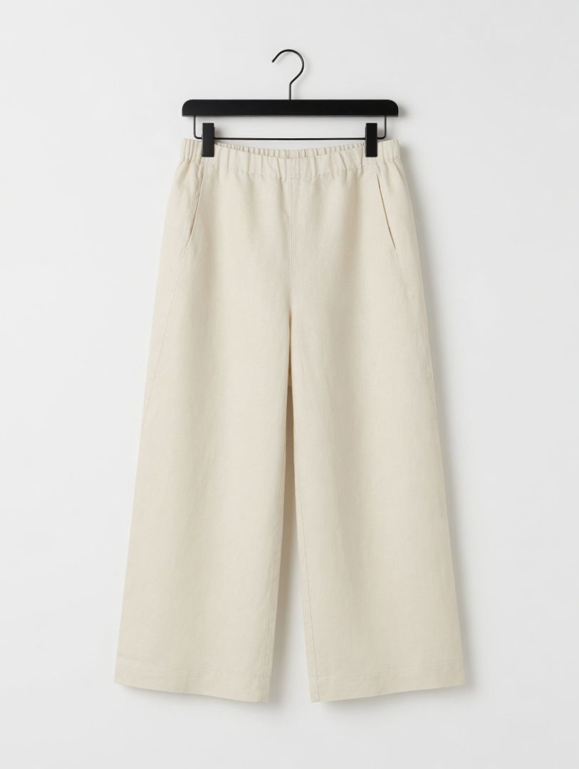 Velvet White Linen Pants