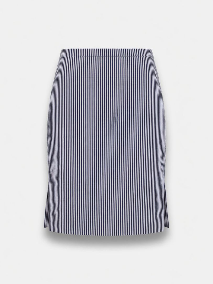 J CREW pinstripe cotton skirt